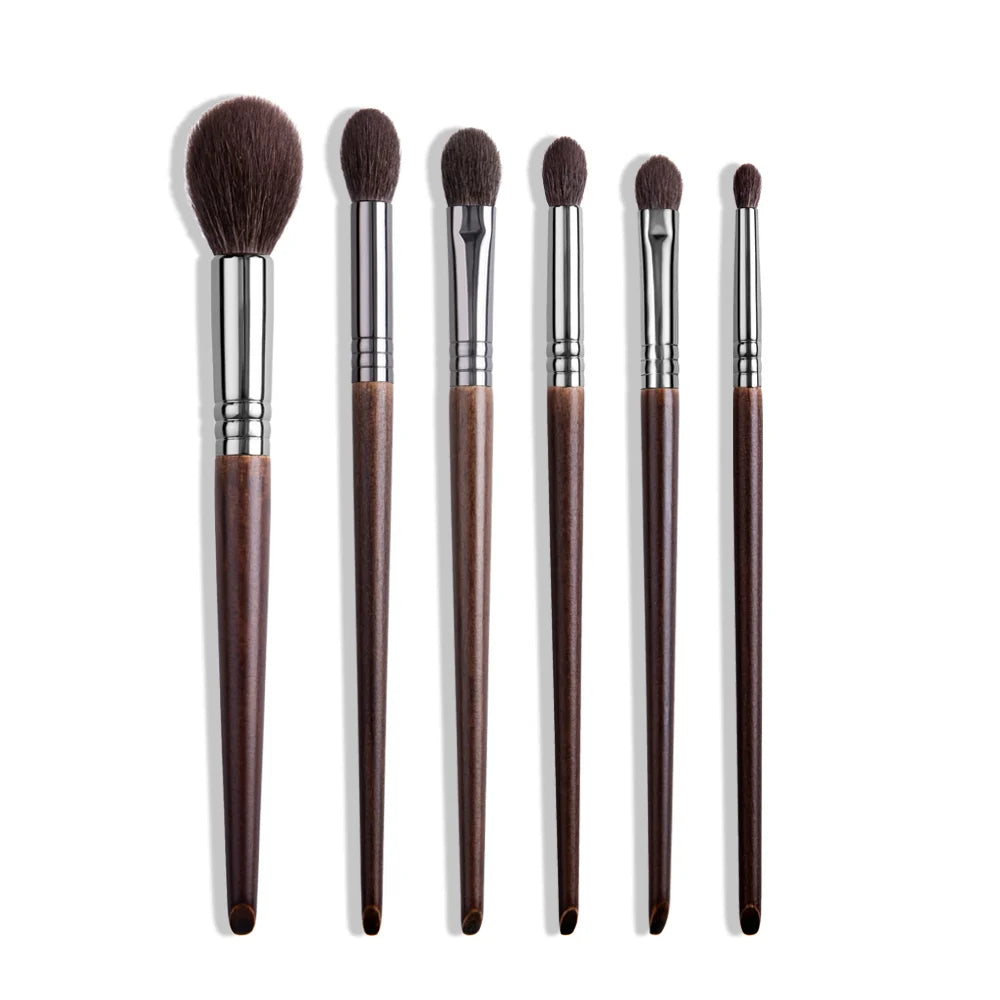 OVW Natural Goat Hair Makeup Brush Set