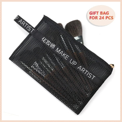 OVW Natural Goat Hair Makeup Brush Set