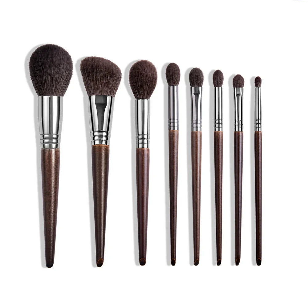 OVW Natural Goat Hair Makeup Brush Set
