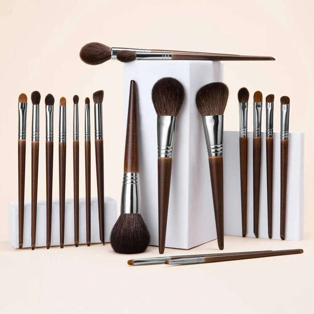 OVW Natural Goat Hair Makeup Brush Set