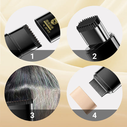 💇‍♀️ BUY 2 GET 1 FREE! ✨ Instant Hair Color Stick – Built-In Comb, Covers Gray Hair & Gentle Formula 🎨📦